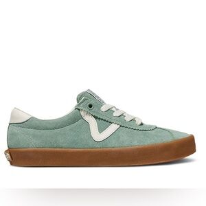 Vans Women’s Suede Baby Green Sport Low Sneakers